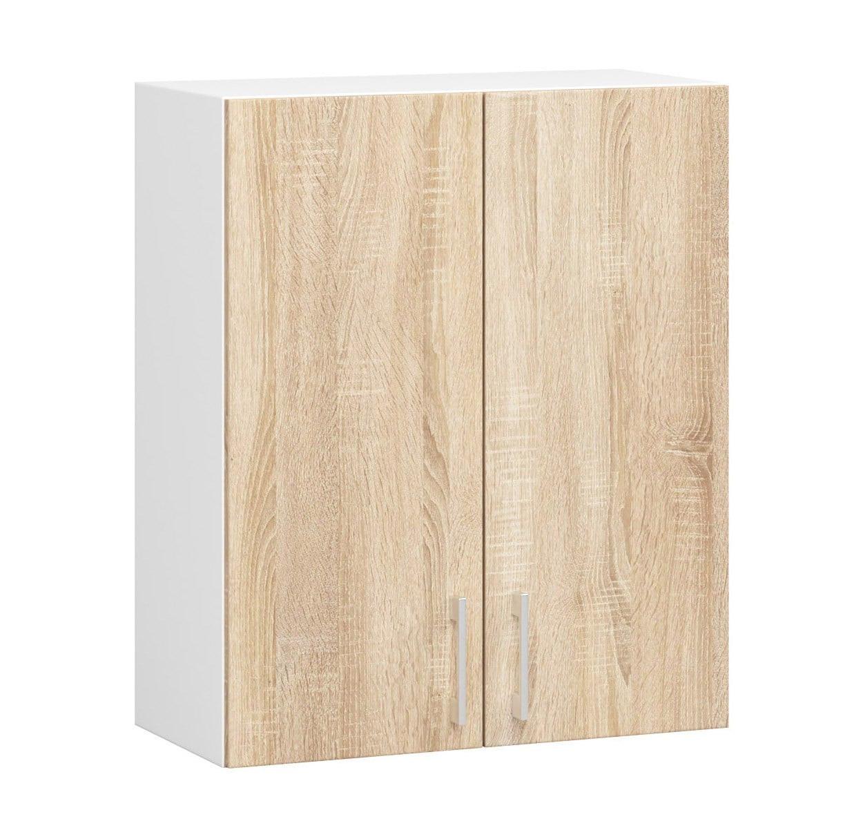 HÄNGESCHRANK Weiß, Eiche Sonoma 72/60/30,5 - Weiß/Eiche Artisan, Holzwerkstoff (60/72/30.5cm) - RAUMHIRSCH FURNITURE