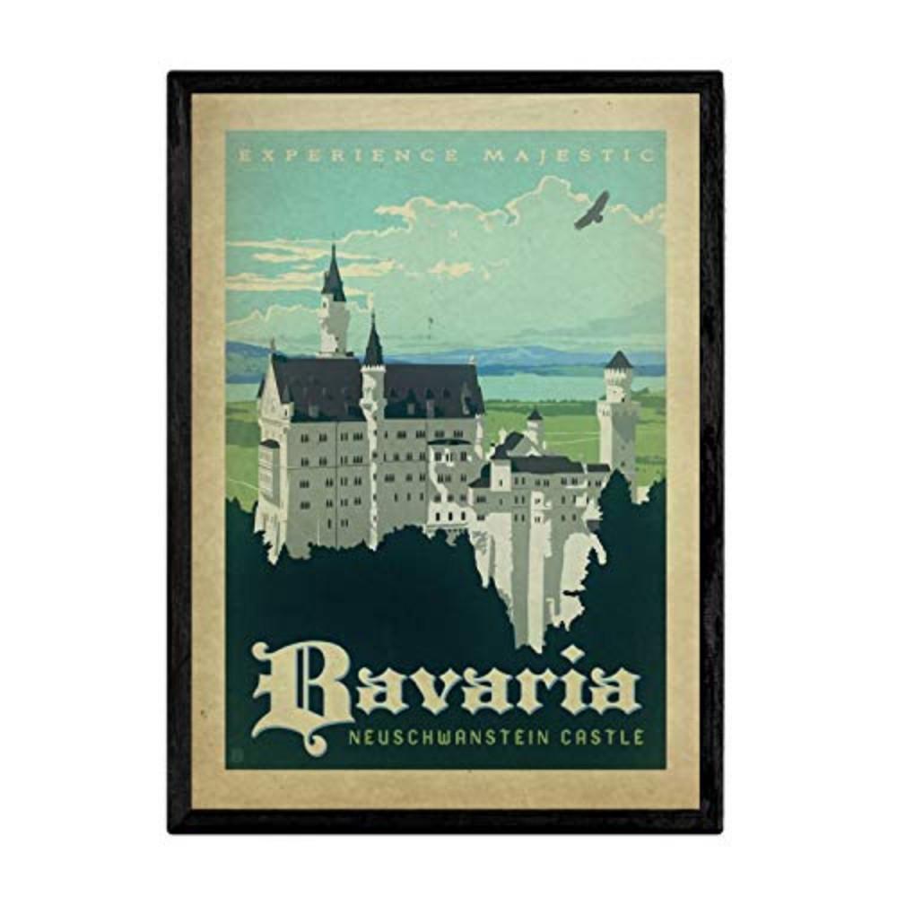 POSTER Bayern Vintage A3 Rahmenlos - Klar, Papier (29.7/5/42cm) - Nacnic