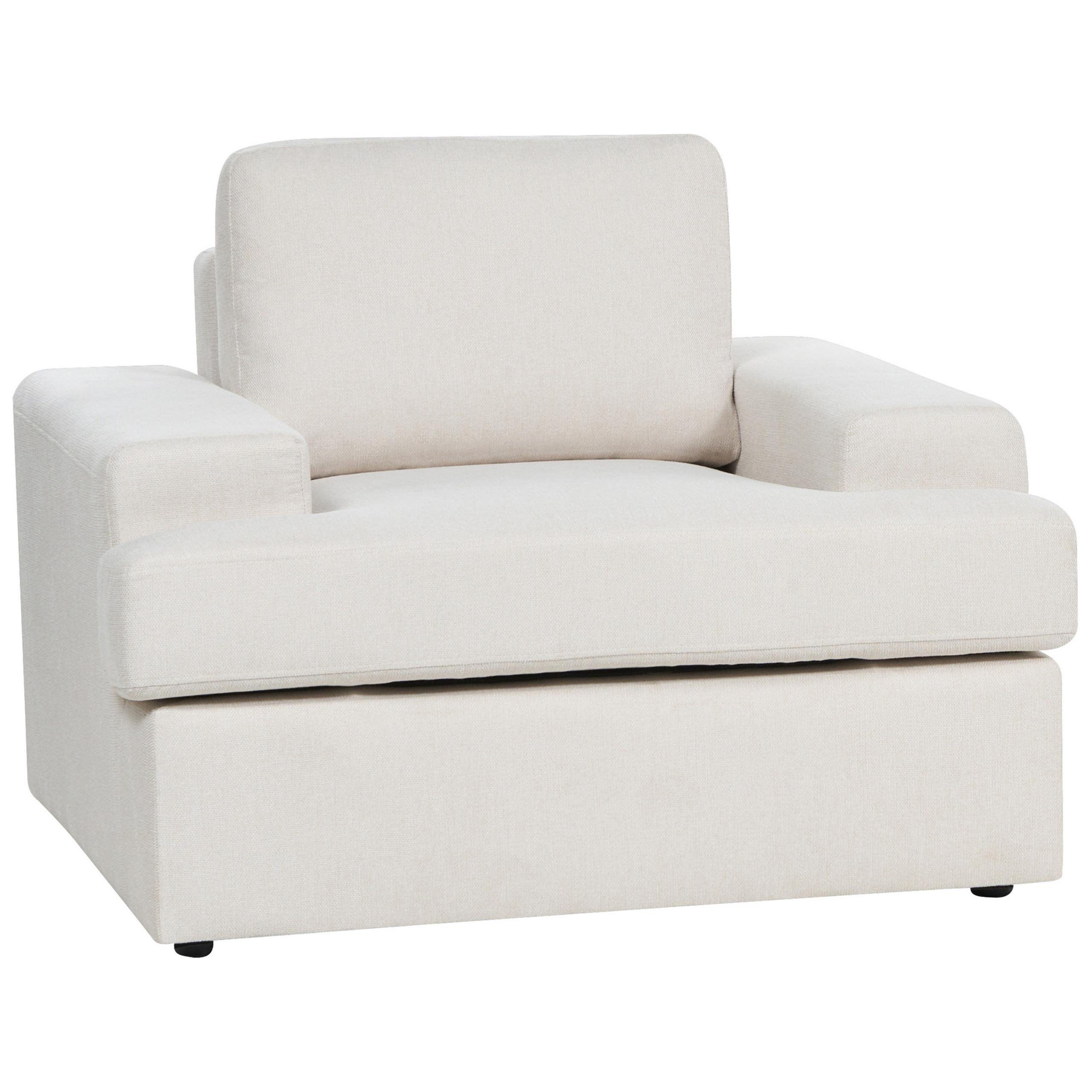 SESSEL hellbeige Alla - Beige, Textil (108/85/103cm) - Beliani