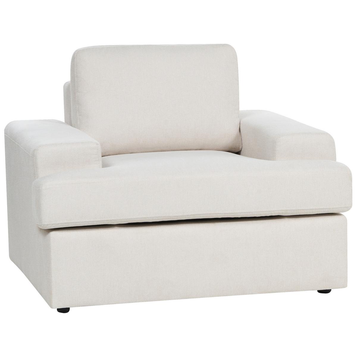 SESSEL 2er-Set hellbeige Alla - Beige, Textil (108/85/103cm) - Beliani