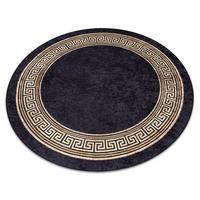 TEPPICH Miro 100 cm - Schwarz, Textil (100/100cm) - rugsX