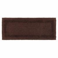 BADEMATTE 40/100 cm, 100% Baumwolle, wendbar - Braun, Textil (40/100cm) - Homescapes