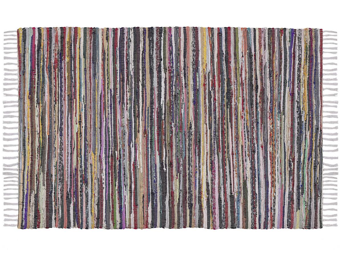 TEPPICH geflochten Danca 230/160 cm - Multicolor, Textil (160/230cm) - Beliani