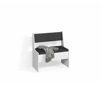 ESSZIMMER-ECKBANK Tiberio Weiß 41.5 x 76.6 cm - Weiß, Holzwerkstoff (41.5/76.6cm) - Livinity®