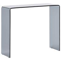 KONSOLENTISCH Sicherheitsglas Schwarz Kendall - Schwarz, Glas (90/75/30cm) - Beliani