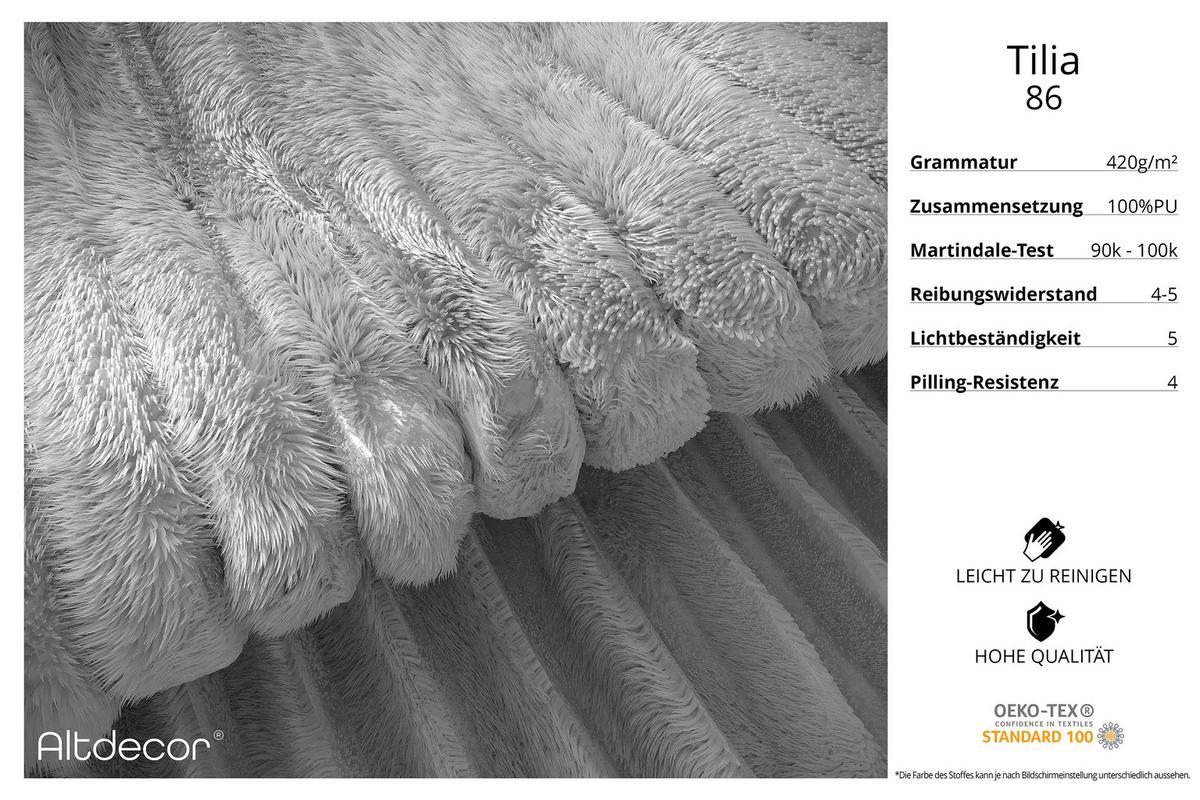 POLSTERBETT mit Bettkasten und Lattenrost, Boxbett ohne Matratze - ALOVA 160x200 Hellgrau - Hellgrau, Holzwerkstoff/Textil (160/200cm) - ALTDECOR