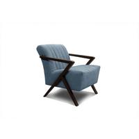 SESSEL LEBRON, blau - Blau, Holzwerkstoff/Textil (65/82/79cm) - Wozimo