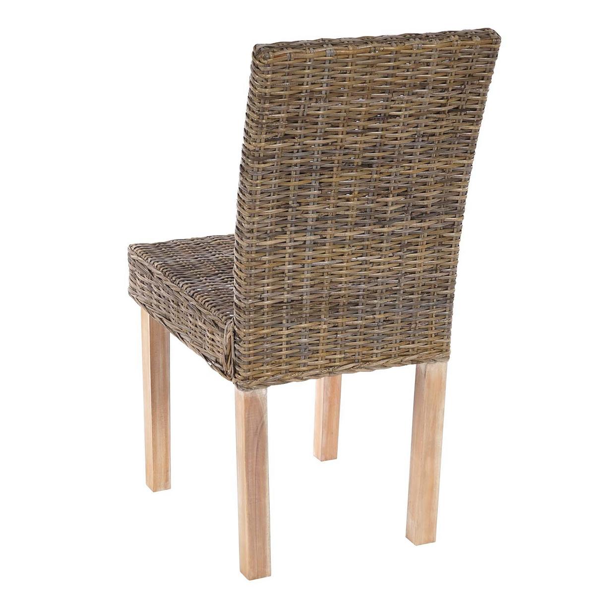 ESSZIMMERSTUHL Braun 4er-Set - Braun, Holz (43/89/56cm) - MCW