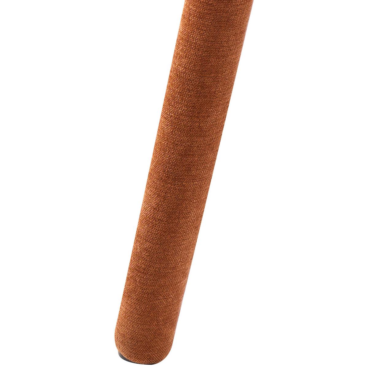 STUHL 2er-Set Chenillegewebe Goldbraun Lakeville - Goldfarben, Textil (48/80/56cm) - Beliani