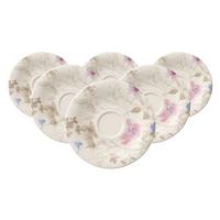 KAFFEE-/TEEUNTERTASSEN Mariefleur Gris Basic bunt ø 16,7 cm 6er Set - Multicolor, Keramik (16.7cm) - Villeroy & Boch