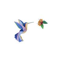WANDDEKO Flattern & Blühen 5/17 cm - Multicolor, Wellpappe (5/17/25cm) - Studio Roof