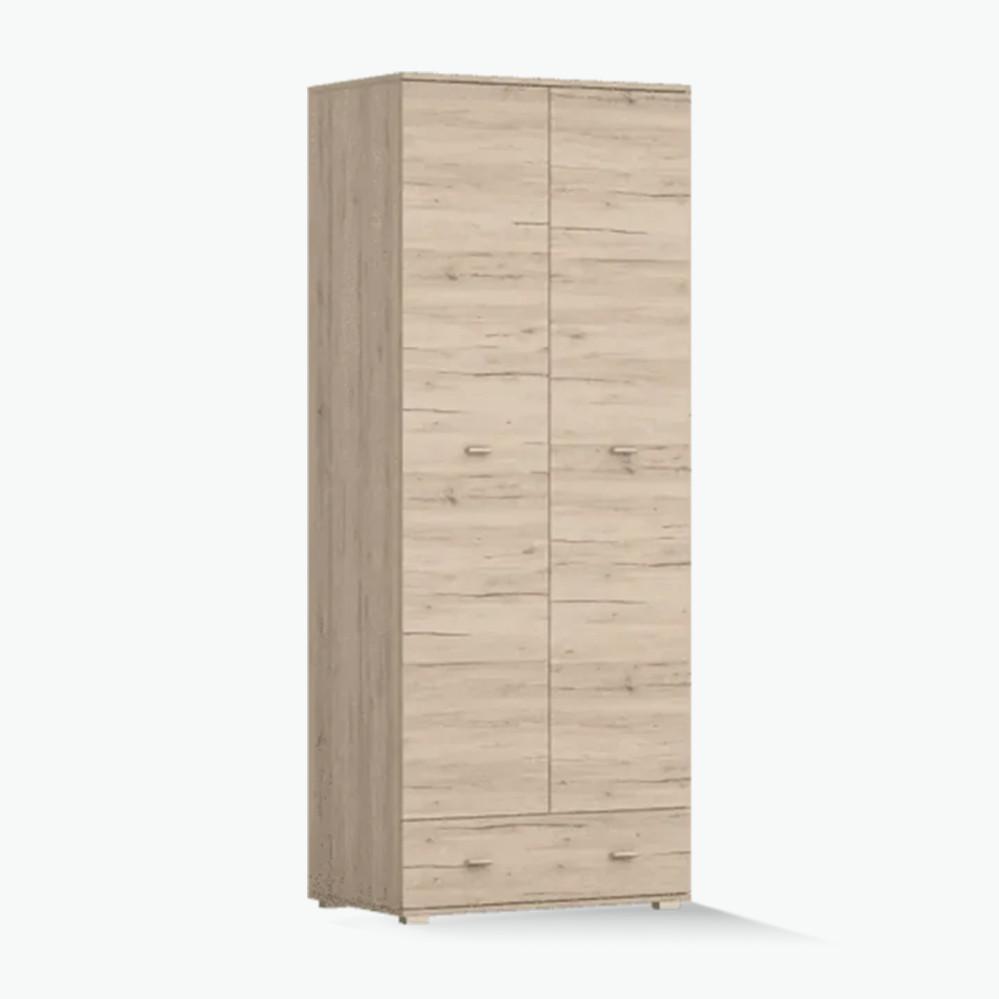 KLEIDERSCHRANK GRENADA 2D 80 cm , 80/202/52, 2-türig, San Remo Sand - Eiche San Remo, Holzwerkstoff (80/202/52cm) - imoebel24