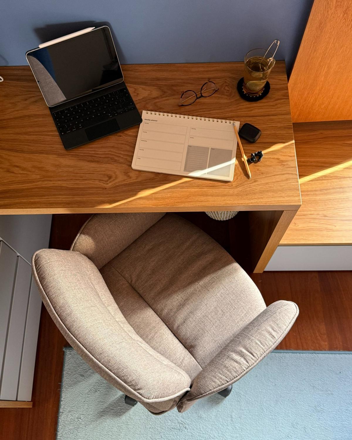 BÜROSTUHL Braun Ravishing - Braun, Textil (67/93/53cm) - Beliani