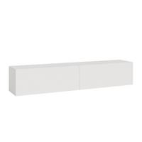 HÄNGELOWBOARD Evaton - Weiß, Holzwerkstoff (160/30/31.5cm) - [en.casa]