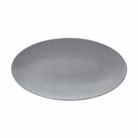 SERVIERPLATTE Life Fashion Elegant Grey 33x18 cm - Grau, Keramik (17.9/2.5/32.9cm) - Seltmann Weiden