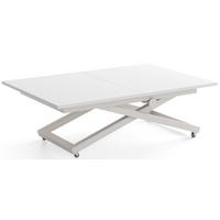 COUCHTISCH Axen höhenverstellbar ausziehbar, Weiß 120-160/80/38-75 cm - Kaschmir/Weiß, Holzwerkstoff/Metall (80/160/75cm) - WFL GROUP