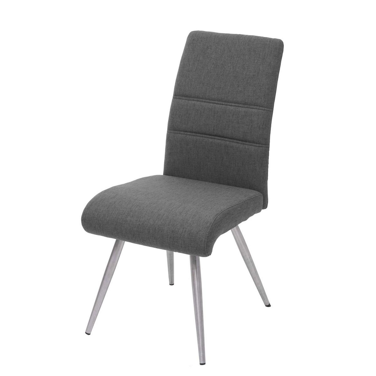 ESSZIMMERSTUHL Grau, Braun 6er-Set - Braun/Grau, Textil (68/97/64cm) - MCW