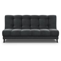 3-SITZER Schlafsofa Nancy dunkelgrau - Dunkelgrau, Holz/Textil (220/89/93cm) - Beautysofa