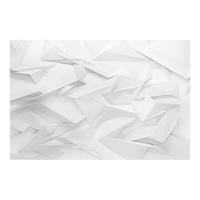 FOTOTAPETE Abstrakte 3D Optik 336/225 cm - Weiß, Papier (336/225cm) - Bilderwelten