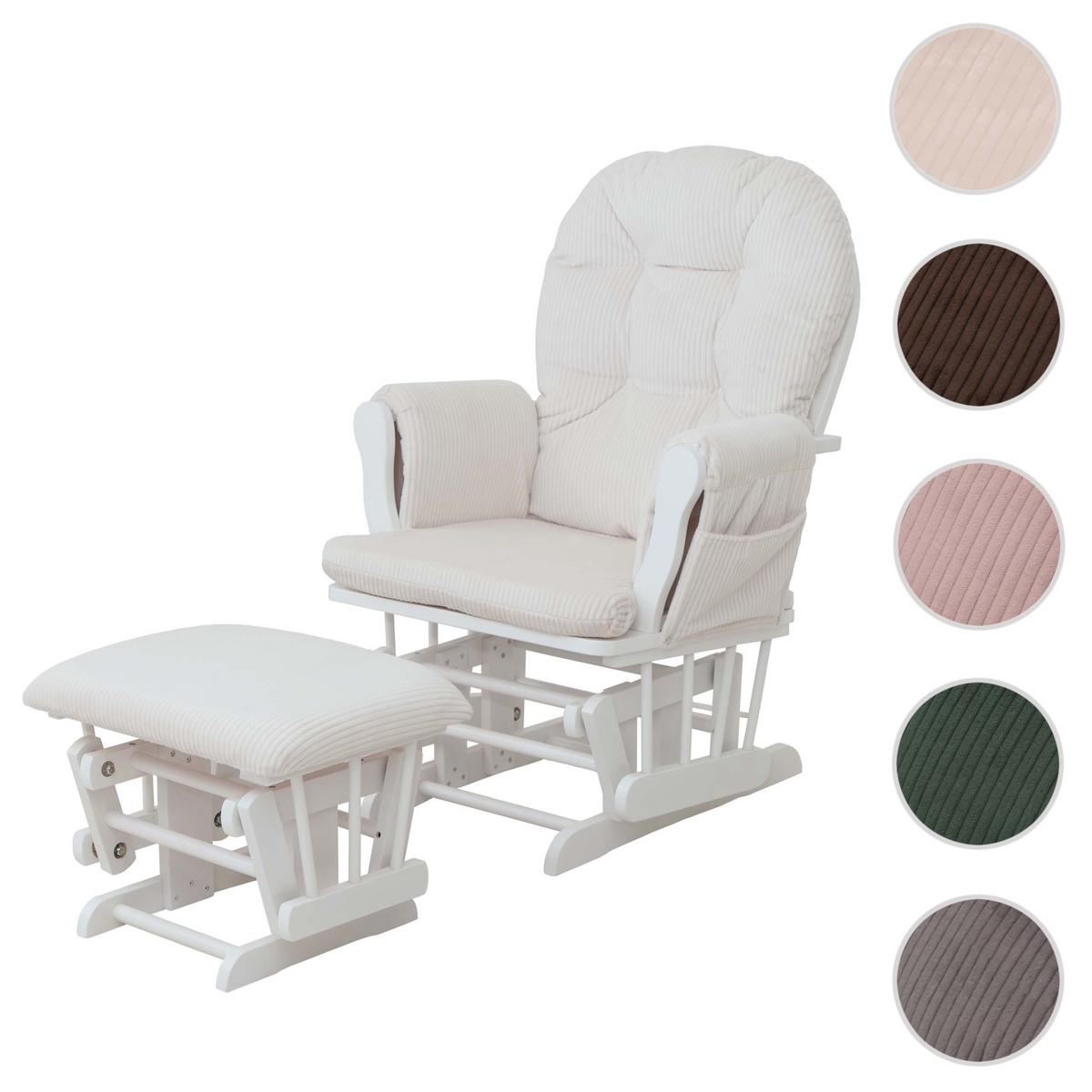RELAXSESSEL Cremeweiß, Weiß - Weiß, Textil (74/103/71cm) - MCW
