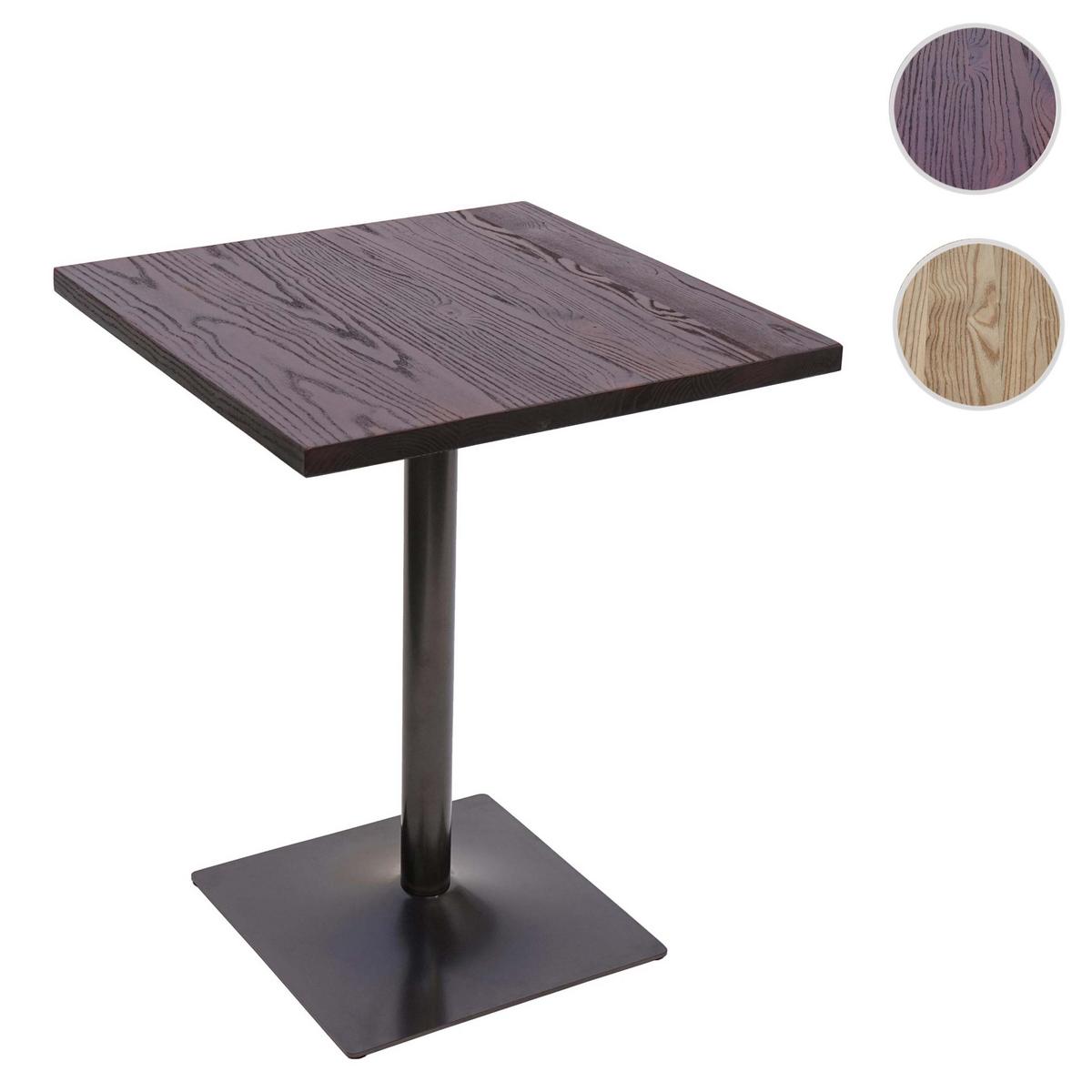 BISTROTISCH eckig Dunkelbraun - Dunkelbraun, Holz (70/70/75cm) - MCW