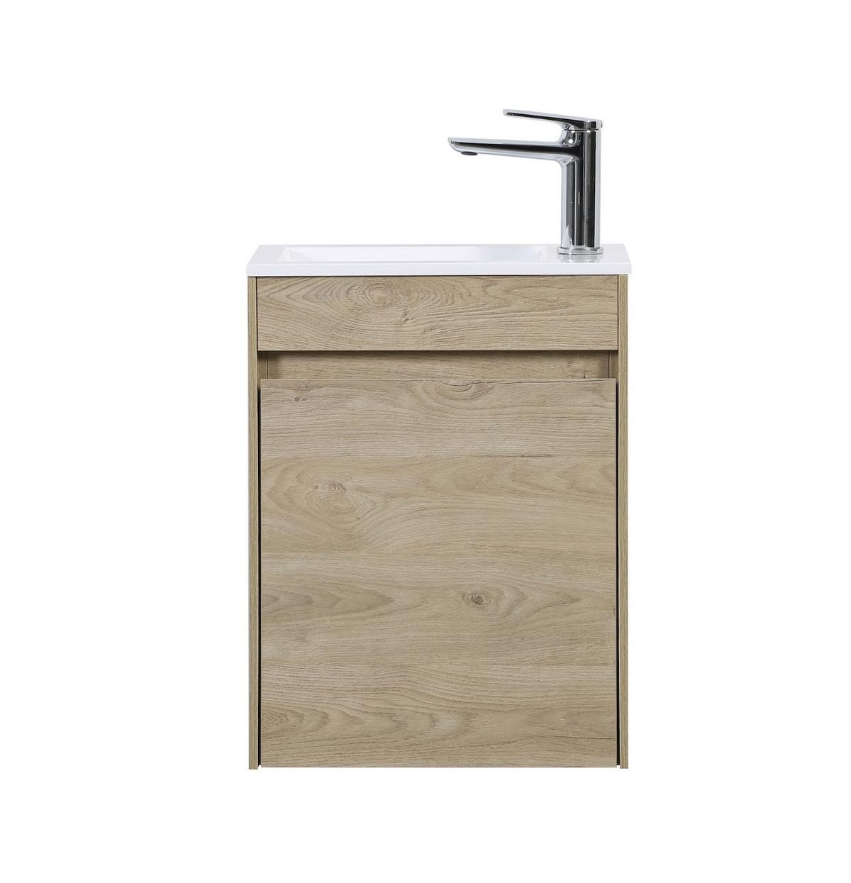 GÄSTE-WC-MÖBELSET Sinta 2 Teile Kastanien Eiche - 40 x 22 x 54 cm - Eichefarben, Holz (40/54/22cm) - Badplaats