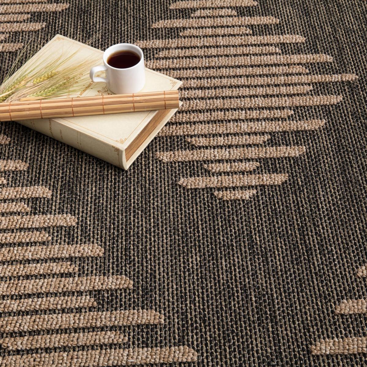 OUTDOORTEPPICH Boho Anthrazit 120 x 160 cm - Anthrazit, Kunststoff (120/160cm) - TT Home
