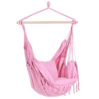 HÄNGESESSEL Rosa Bonea - Pink, Textil (95/125/55cm) - Beliani
