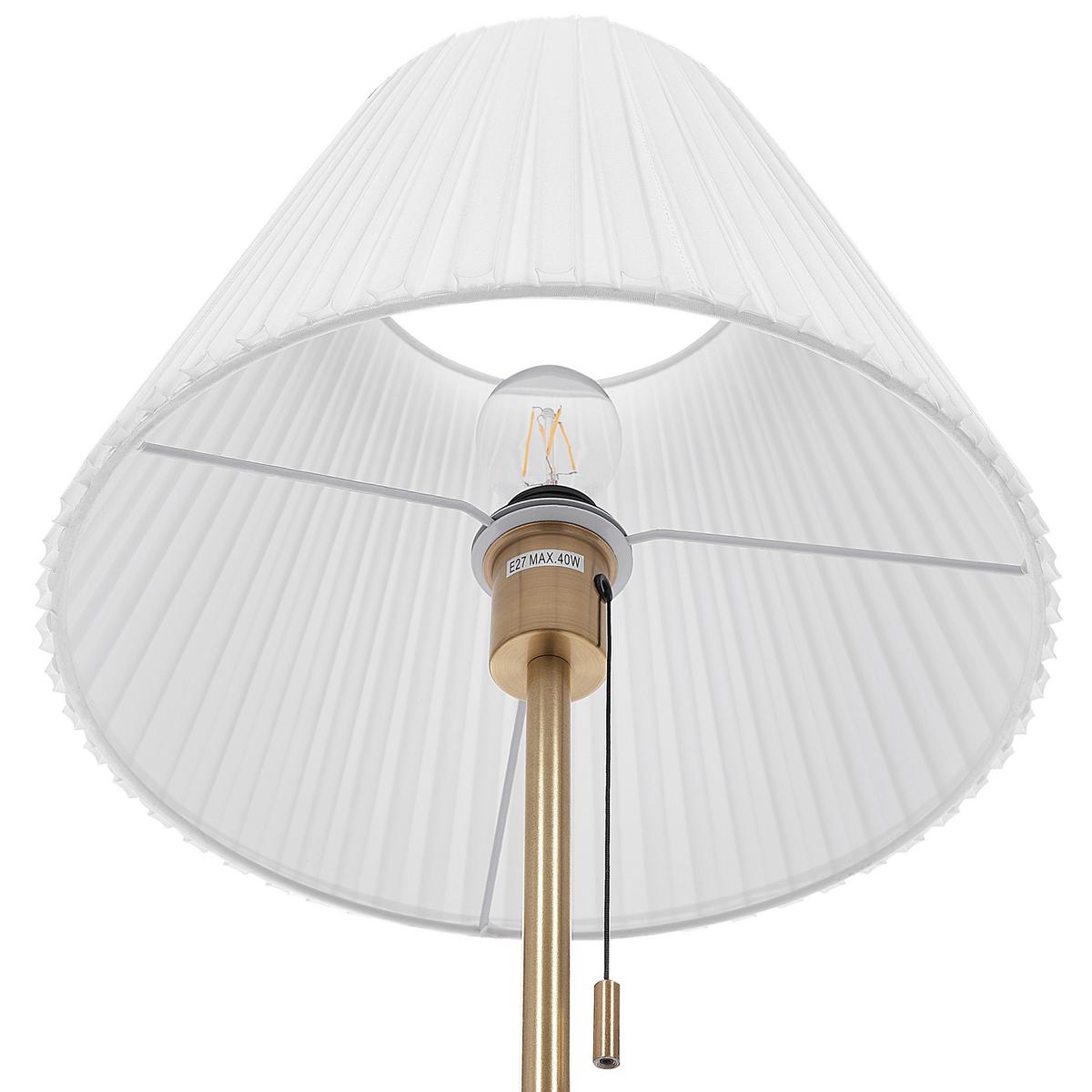 STEHLAMPE Torysa 35/35/148 cm - Messingfarben, Metall (35/35/148cm) - Beliani