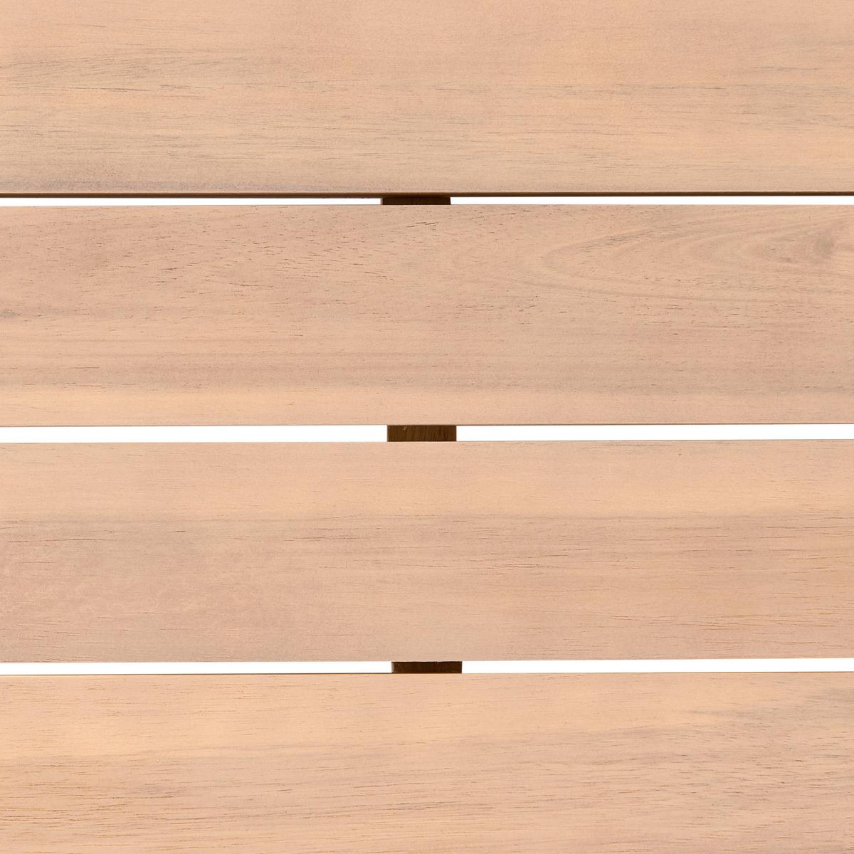 OUTDOOR-COUCHTISCH 60/110 cm zertifiziertes Akazienholz Hellbraun Marettimo - Hellbraun/Braun, Holz (60/110/25cm) - Beliani