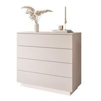 KOMMODE LINA KASCHMIR 95 cm mit LED-Beleuchtung Push-Open-System - Kaschmir/Beige, Holzwerkstoff (95/84/40cm) - Lookway