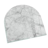 GLASPLATTE für Kamin 100x100 cm - Grau, Glas (100/100/0.4cm) - TULUP