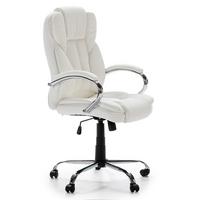 DREHSTUHL Nixon Weiße Farbe - Weiß, Fell (77/114/65cm) - VS Venta-stock