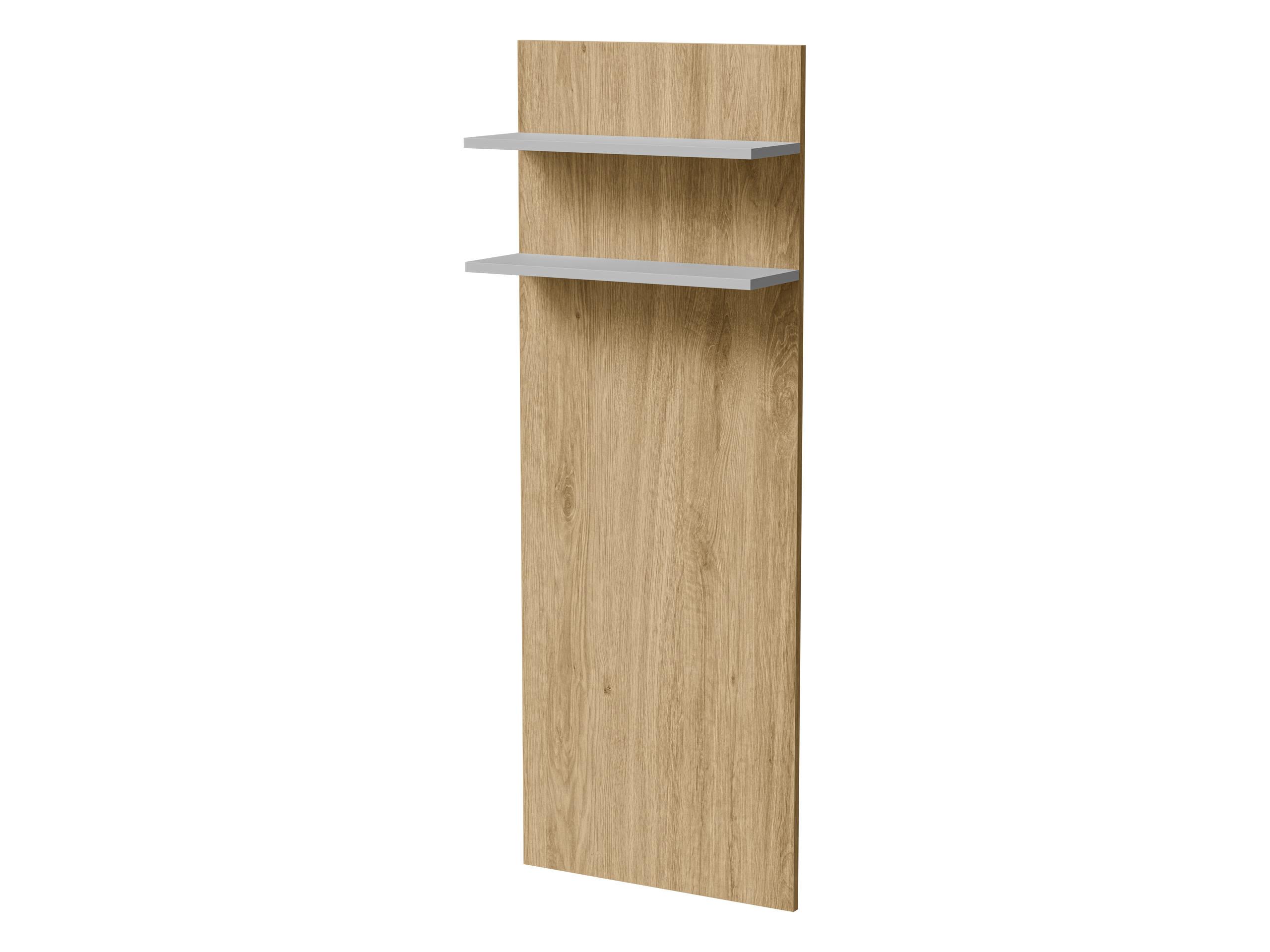 WANDREGAL Fiore 50 - Eichefarben/Grau, Holzwerkstoff (52/138/19cm) - MIRJAN24