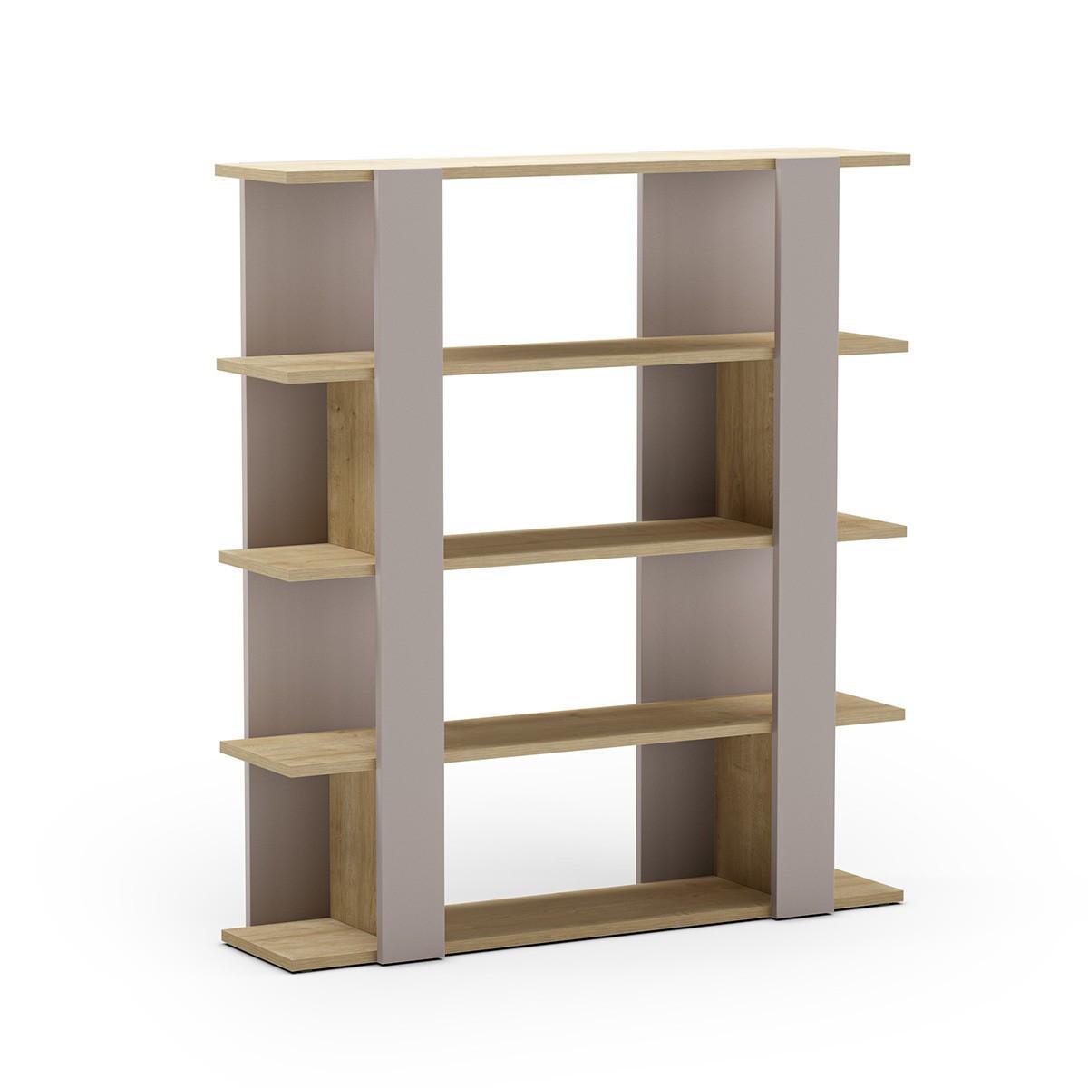 REGAL Naila - 110/29/122 cm - Taupe, Holzwerkstoff (29/122/20.9cm) - Calicosy