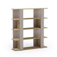 REGAL Naila - 110/29/122 cm - Taupe, Holzwerkstoff (29/122/20.9cm) - Calicosy