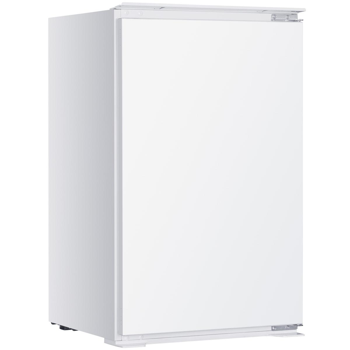 KÜHLSCHRANK Einbau, mit Gefrierfach, 88cm Nische, 118 Liter, Schlepptürtechnik, CFB1181E - Weiß, Glas/Kunststoff (54/89/54cm) - homeX