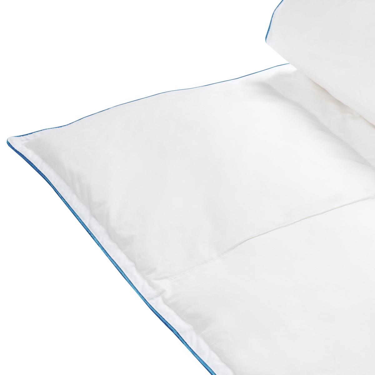 BETTDECKE Entenfedern und Daunen Leicht Warm 220/240 cm Cervino - Weiß, Textil (220/240cm) - Beliani
