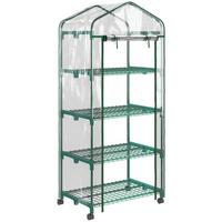 FOLIENGEWÄCHSHAUS, Stahl, Transparent - Transparent, Metall (50/165/69cm) - Outsunny