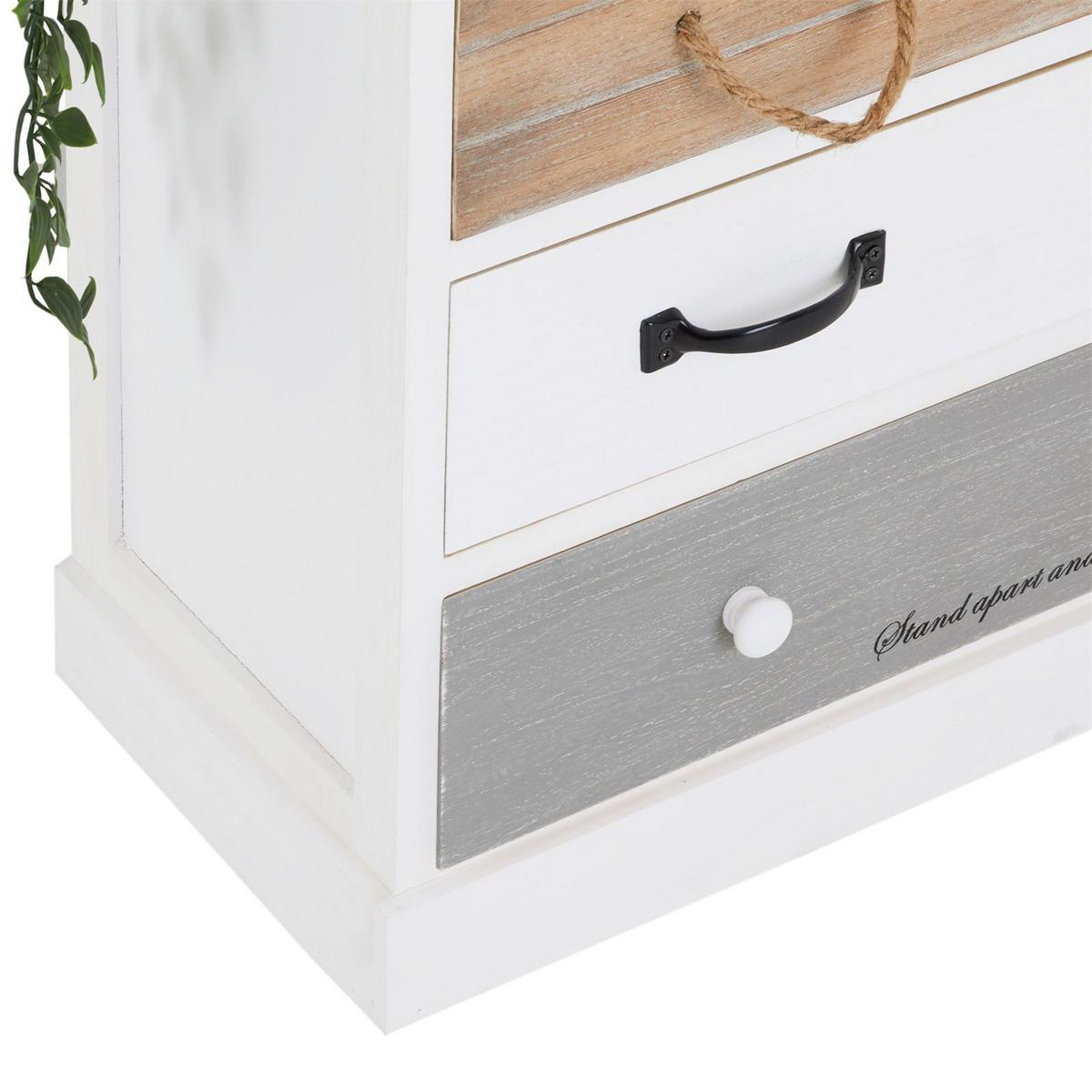 KOMMODE SALVA weiß - Weiß, Holz (58/63/27cm) - CARO-Möbel