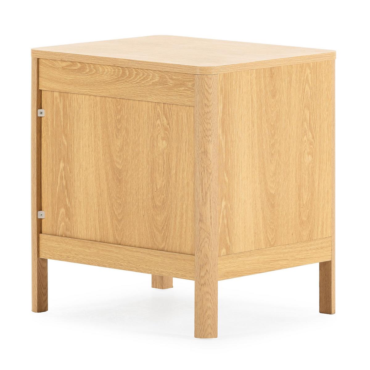 NACHTTISCH Nassau 2 schubladen Eichenfarbe/grün - Grün, Holzwerkstoff (45/50/40cm) - VS Venta-stock