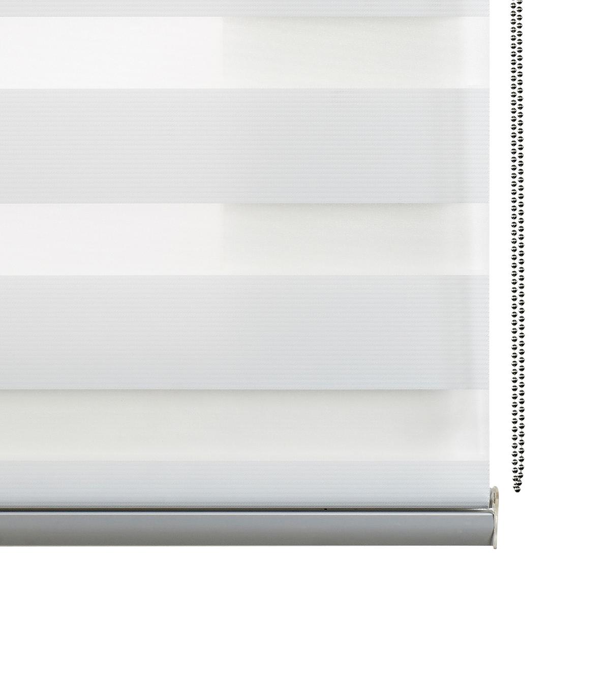 DOPPELROLLO Weiß 120x250 cm - Weiß, Kunststoff (120/250cm) - STORESDECO
