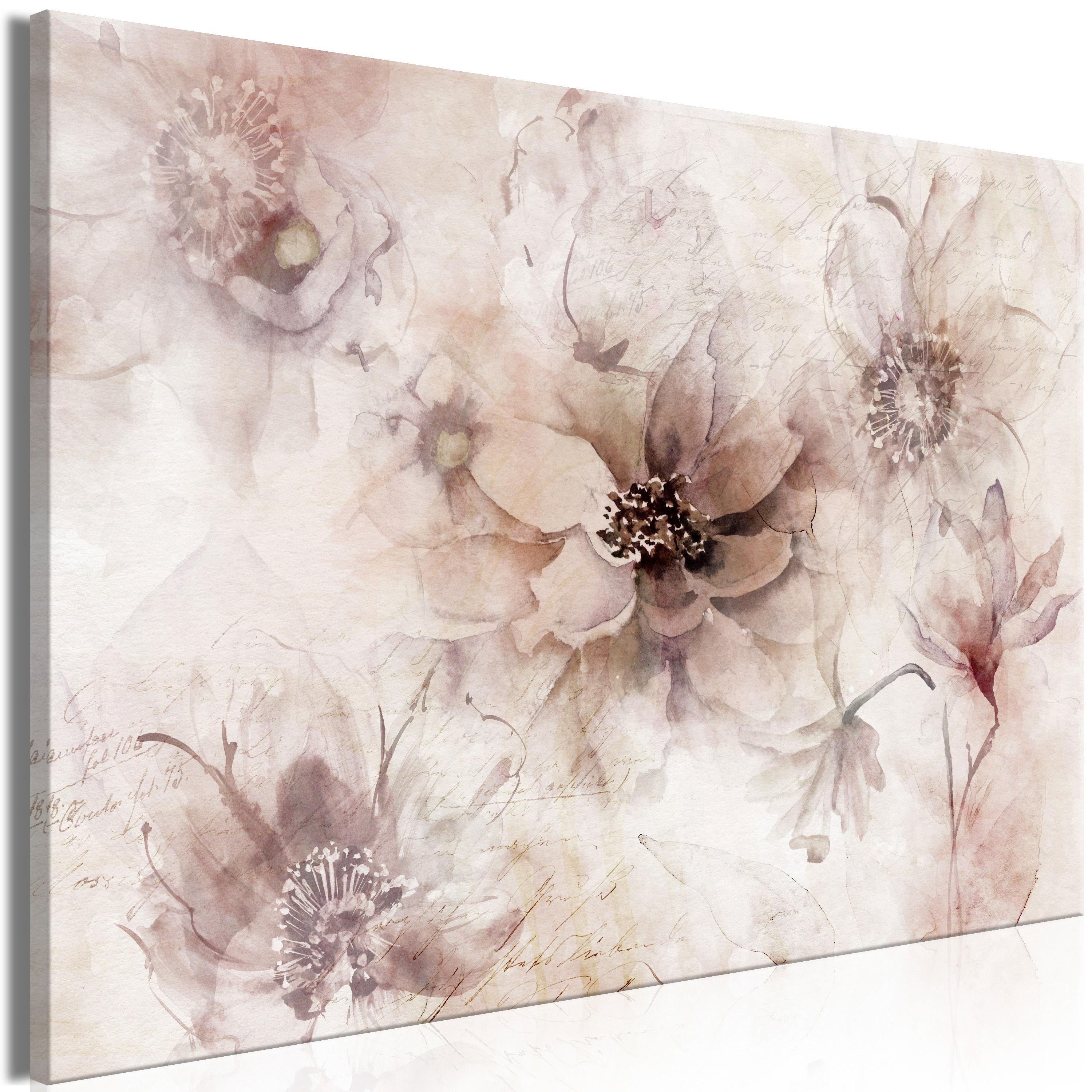 KUNSTDRUCK Rosa 60/40 cm - Pink, Textil (60/40cm) - KUNSTLOFT