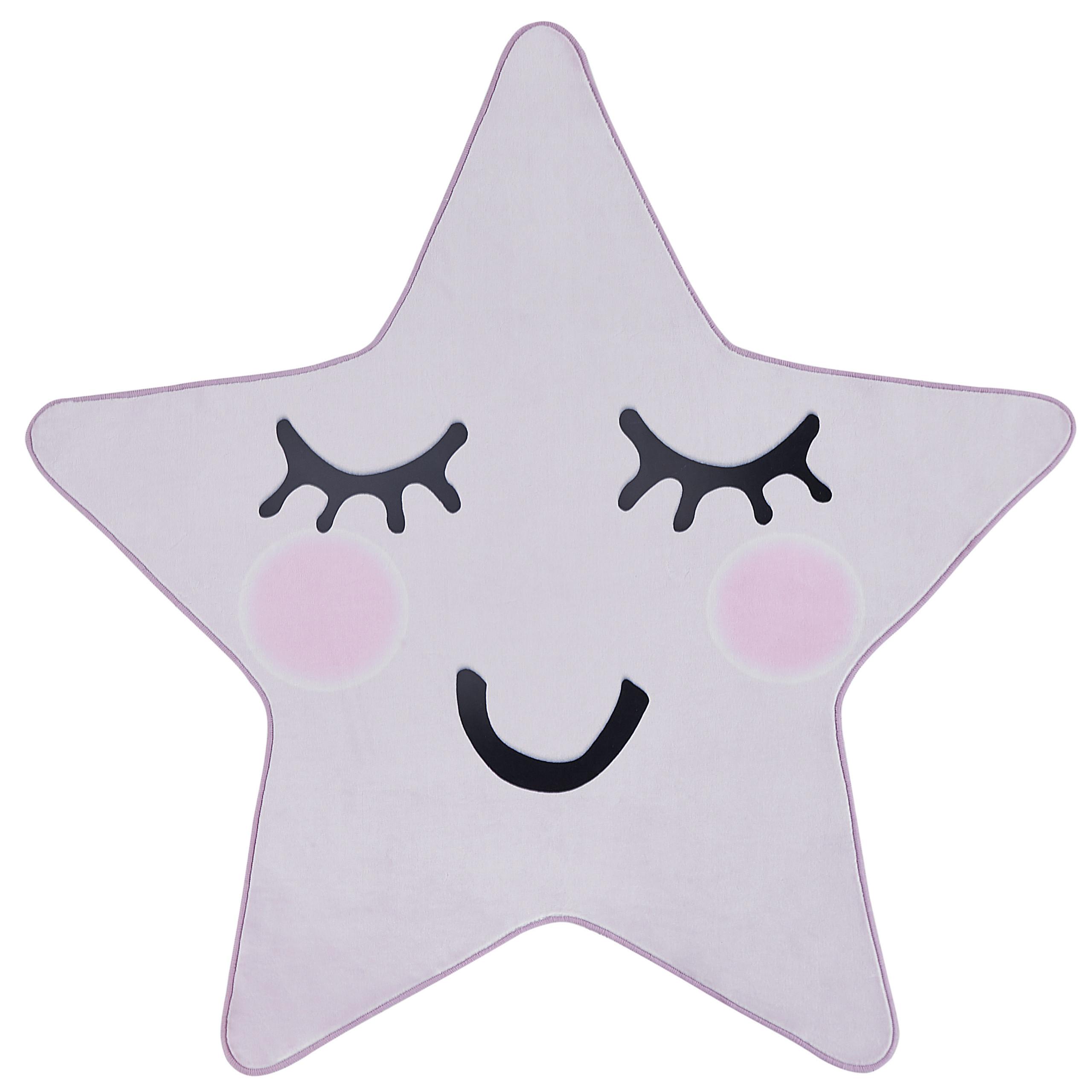 KINDERTEPPICH-SIRIUS 120/120 cm - Pink, Kunststoff (120/120cm) - Beliani