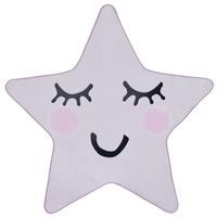 KINDERTEPPICH-SIRIUS 120/120 cm - Pink, Kunststoff (120/120cm) - Beliani