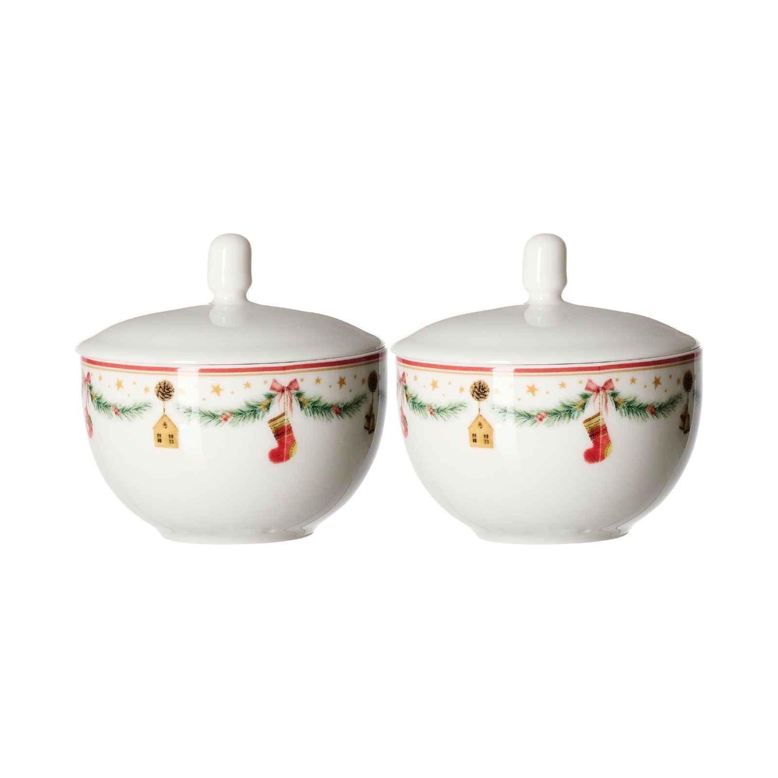 ZUCKERDOSEN Holly bunt ø 9 cm 2er Set - Multicolor, Keramik (9/7cm) - Ritzenhoff Breker
