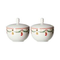 ZUCKERDOSEN Holly bunt ø 9 cm 2er Set - Multicolor, Keramik (9/7cm) - Ritzenhoff Breker