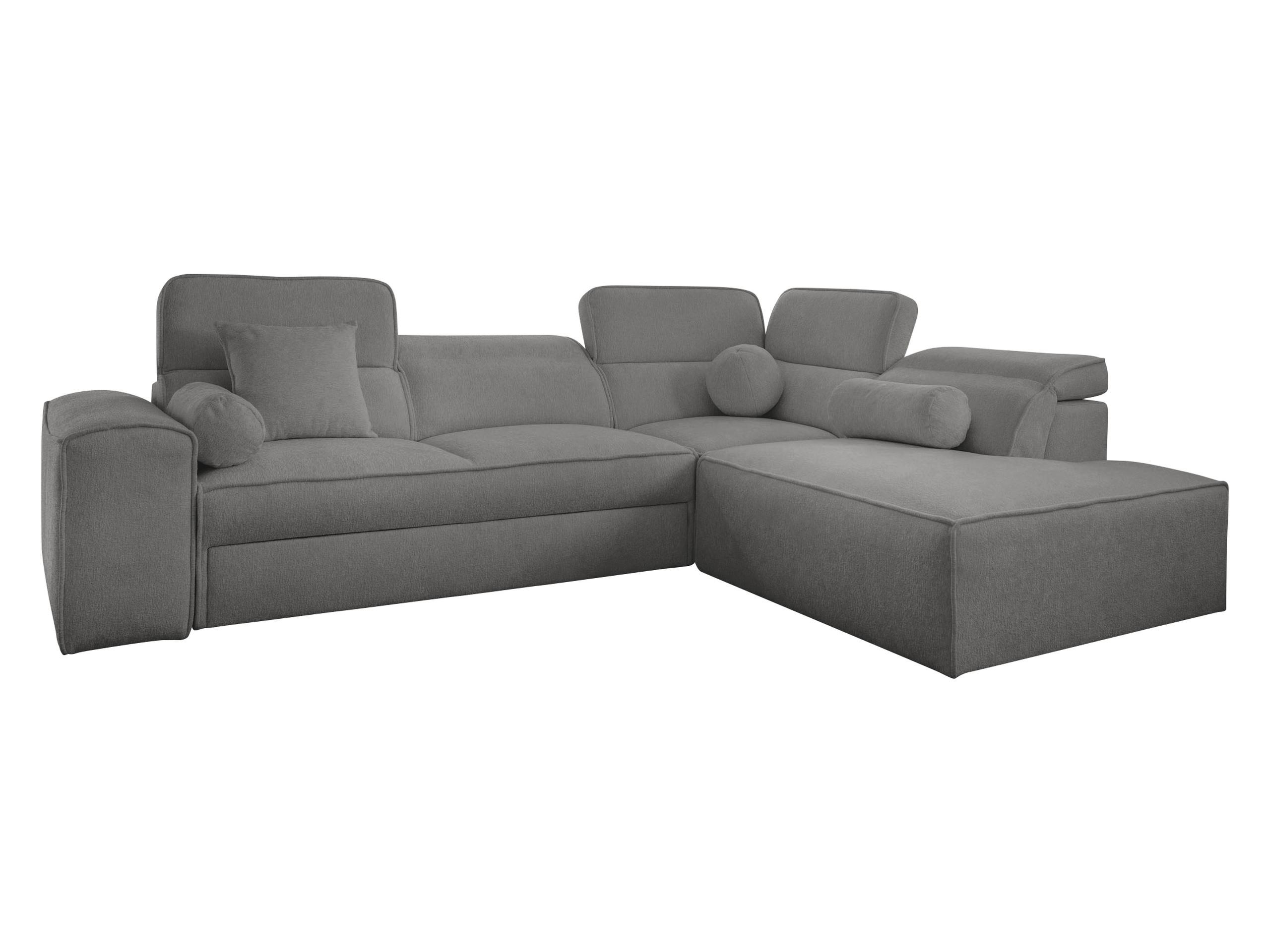 ECKSCHLAFSOFA Viveri VII, Seite: Rechts - Dunkelgrau, Holz/Textil (276/214cm) - MIRJAN24