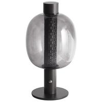 LED-TISCHLEUCHTE Schwarz Pulangi - Schwarz, Metall (15/15/30cm) - Beliani