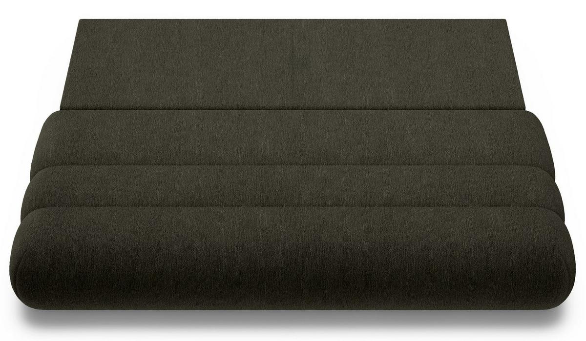 SCHLAFSOFA Arione 214 cm - Schwarz/Grün, Kunststoff/Textil (214/74/104cm) - Selsey